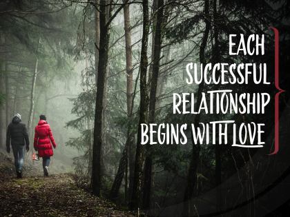 1999 Successful Relationship Begins With Love by Inspiring Thoughts