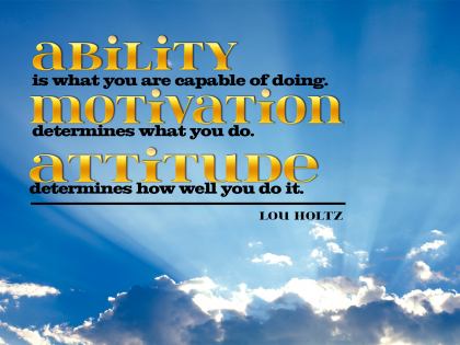 207-Holtz Inspirational Quote Poster