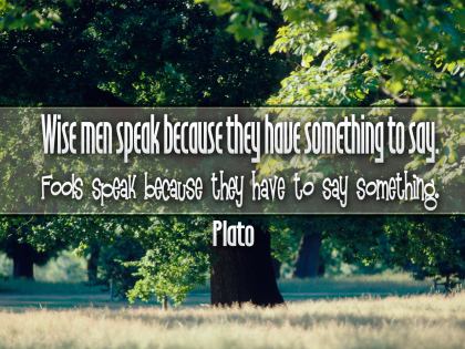 253-Plato Inspirational Quote Poster