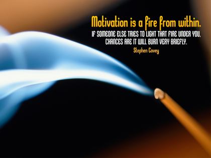294-Covey Inspirational Quote Poster