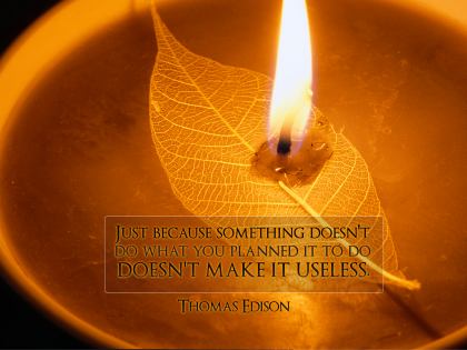 304-Edison Inspirational Quote Poster