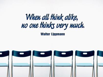 348-Lippmann Inspirational Quote Poster