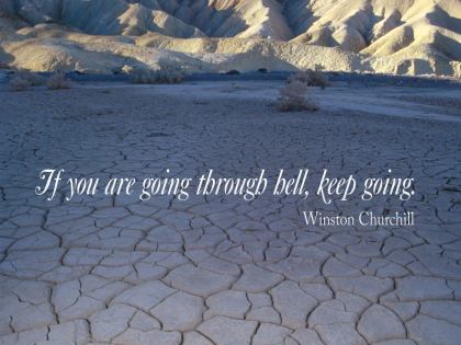 365-Churchill Inspirational Graphic Quote Poster
