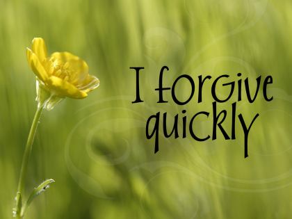 454-Forgive Inspirational Graphic Quote Poster