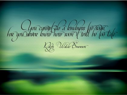 659-Emerson Inspirational Quote Poster