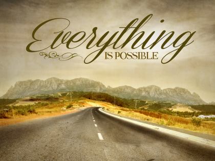 742-Everything Inspirational Graphic Quote Poster