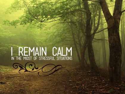 757-Calm Inspirational Graphic Quote Poster