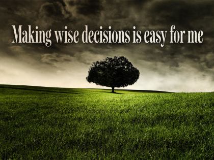 758-Decisions Inspirational Graphic Quote Poster