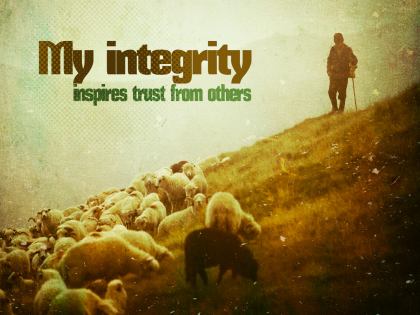 807-Integrity Inspirational Graphic Quote Poster