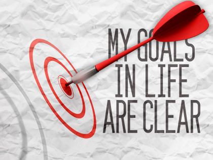 815-Goals Inspirational Graphic Quote Poster
