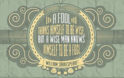 835-Shakespeare Inspirational Graphic Quote Poster