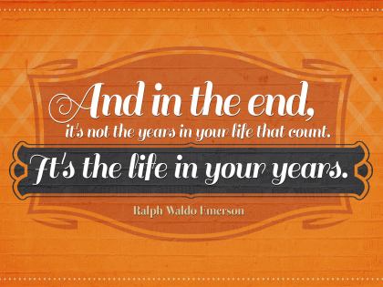 844-Emerson Inspirational Graphic Quote Poster