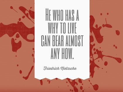 886-Nietzsche Inspirational Graphic Quote Poster