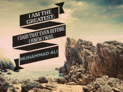 894-Ali Inspirational Graphic Quote Poster