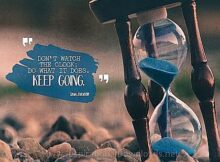 Keep Going by Sam Levenson Inspirational Thought Graphic