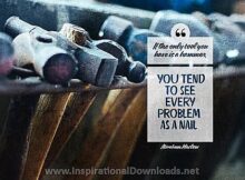 Every Problem As A Nail (2467-Maslow)