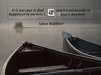 Find Happiness Inspirational Quote Graphic